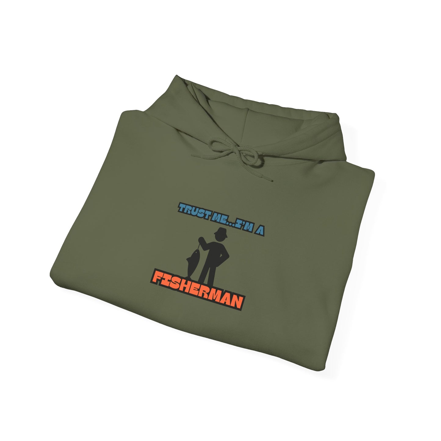 "Trust Me, I'm a Fisherman" Hoodie | Unisex Heavy Blend Sweatshirt for Fishing Lovers