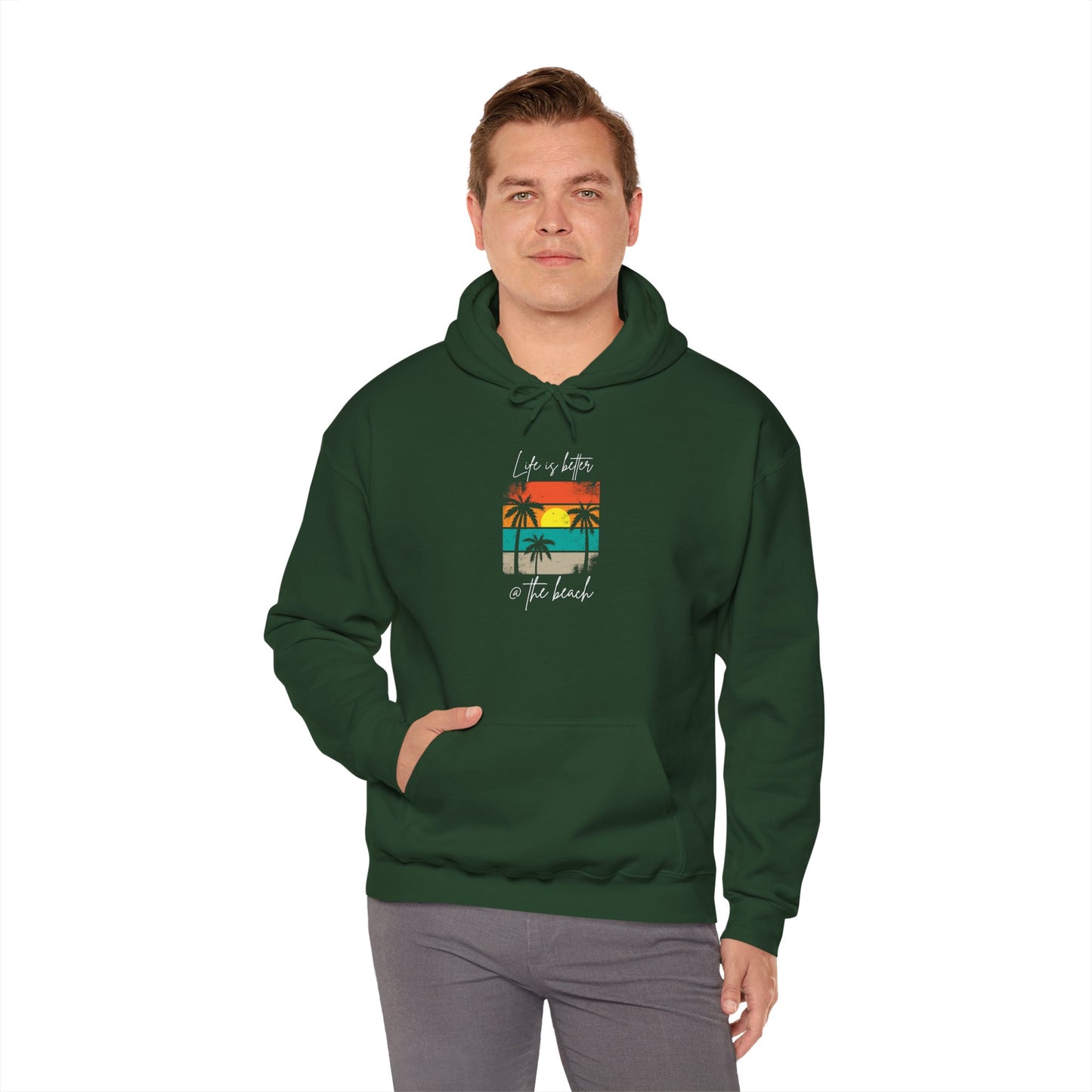 Beach Vibes Unisex Hoodie - "Life is Better at the Beach"