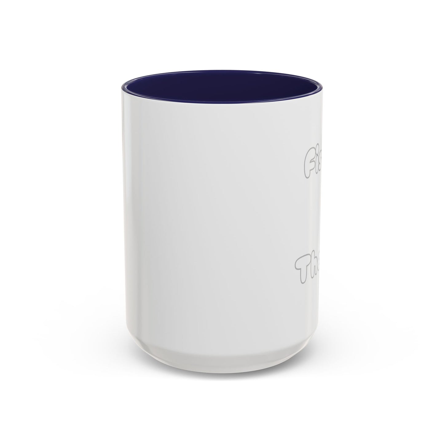 "Fishing = Therapy" Accent Coffee Mug (11, 15oz)