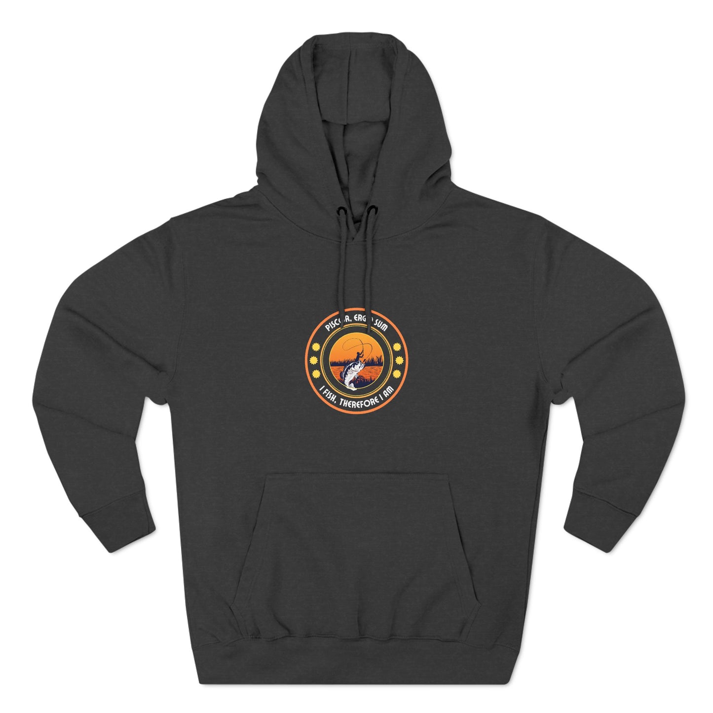 "I Fish, Therefore I Am" - Cozy Fleece for Outdoor Lovers