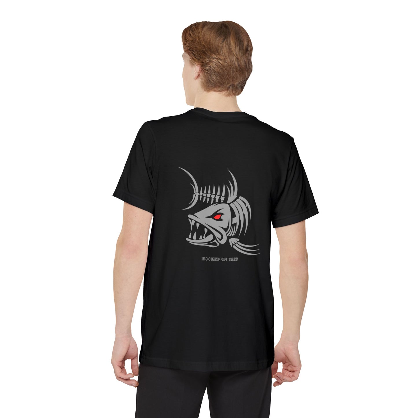"Fishing University" Unisex Pocket T-Shirt - Unique Graphic Tee for Casual Style.