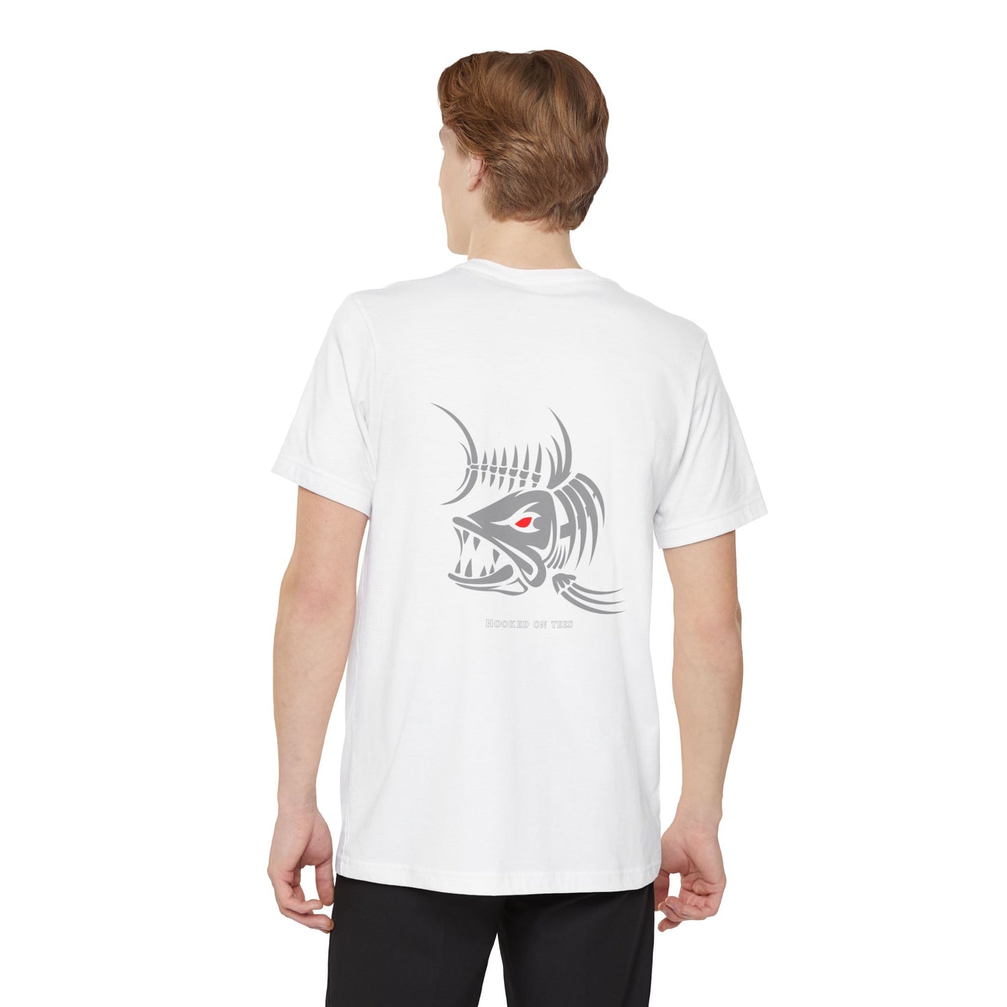 "Fishing University" Unisex Pocket T-Shirt - Unique Graphic Tee for Casual Style.