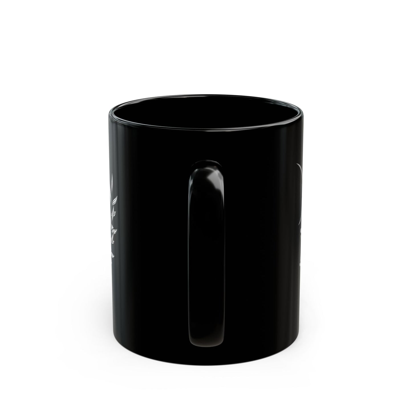 "Fishing University Alumni" Black Mug - Perfect for Anglers and Outdoor Enthusiasts