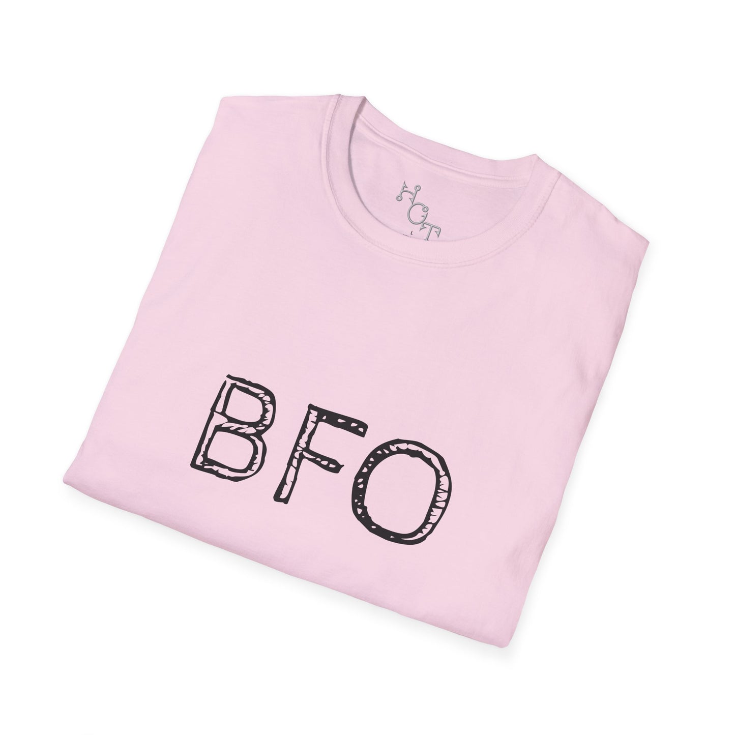 "BFO: Boat Flips Only" Unisex Softstyle T-Shirt - Perfect for Fishing Enthusiasts