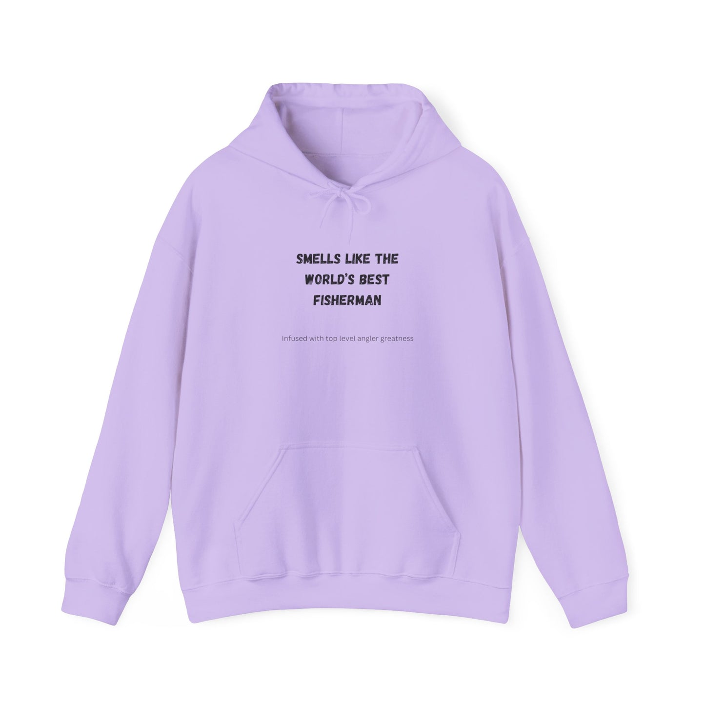 "Smells Like The World's Best Fisherman" Hoodie for Fishing Enthusiasts