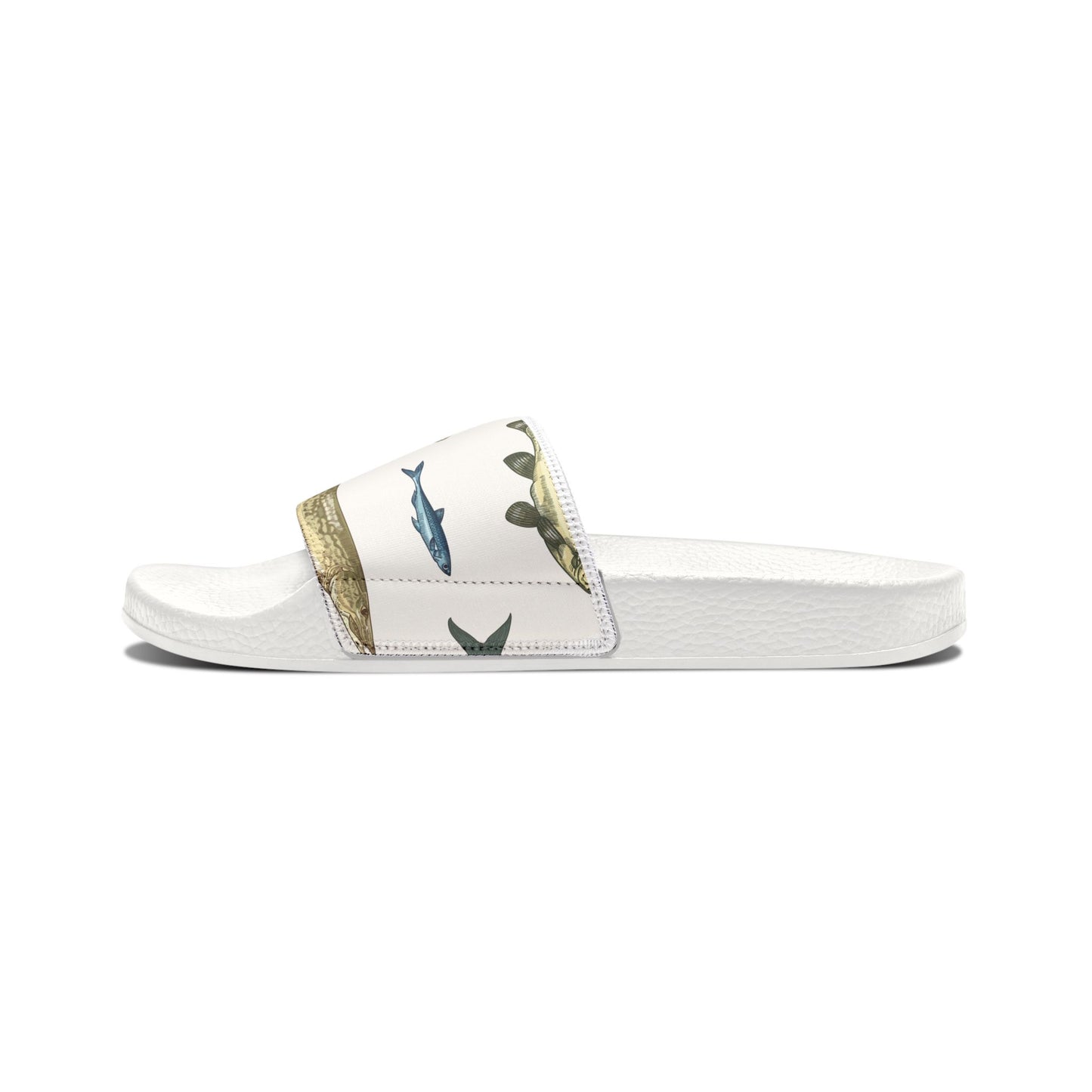 Men's Fish Print Removable-Strap Sandals - Casual Outdoor Footwear