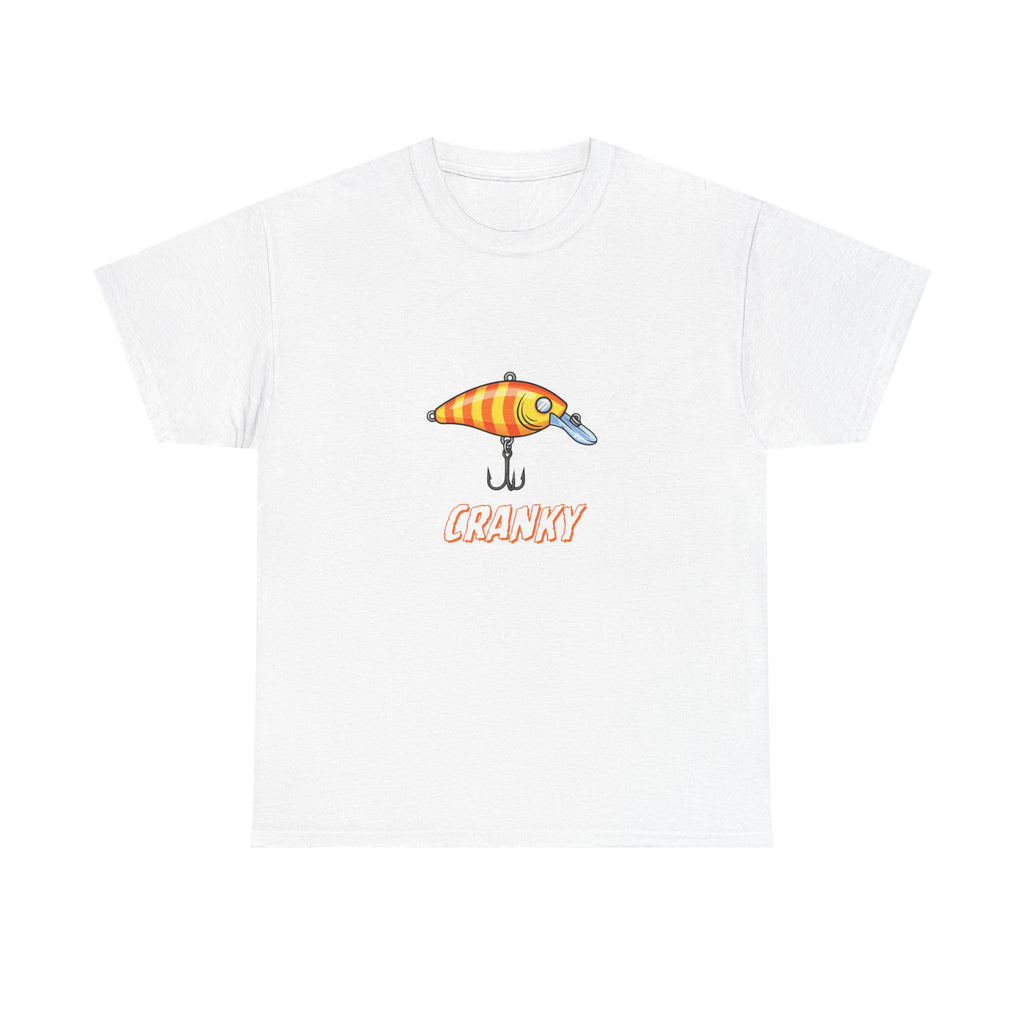 Fishing Lure 'Cranky' T-Shirt — Angler Graphic Tee for Fishermen & Outdoors