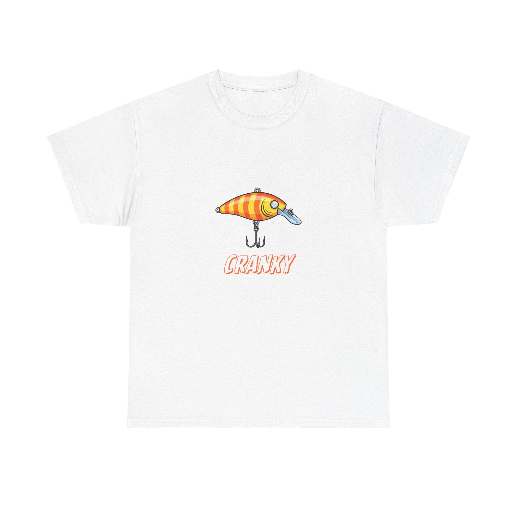 Fishing Lure 'Cranky' T-Shirt — Angler Graphic Tee for Fishermen & Outdoors