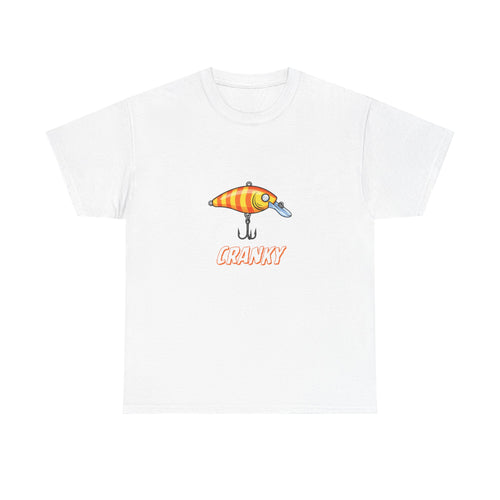 "Cranky" Funny Fishing Softstyle Tee — Gift for Anglers