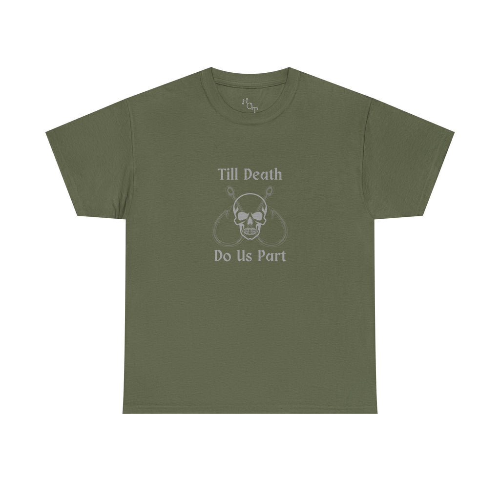 "Till Death Do Us Part" Funny Fishing Softstyle Tee — Gift for Anglers