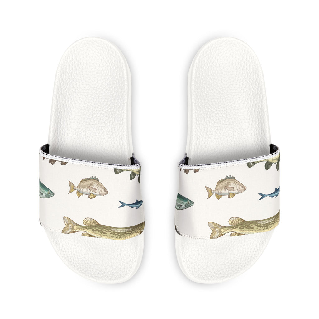 "Fish Print" Funny Fishing Clogs/Sandals — Gift for Anglers