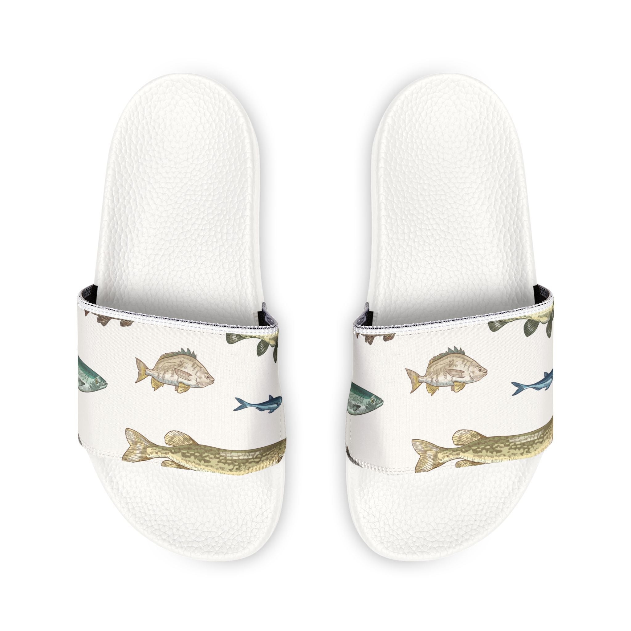 "Fish Print" Funny Fishing Clogs/Sandals — Gift for Anglers