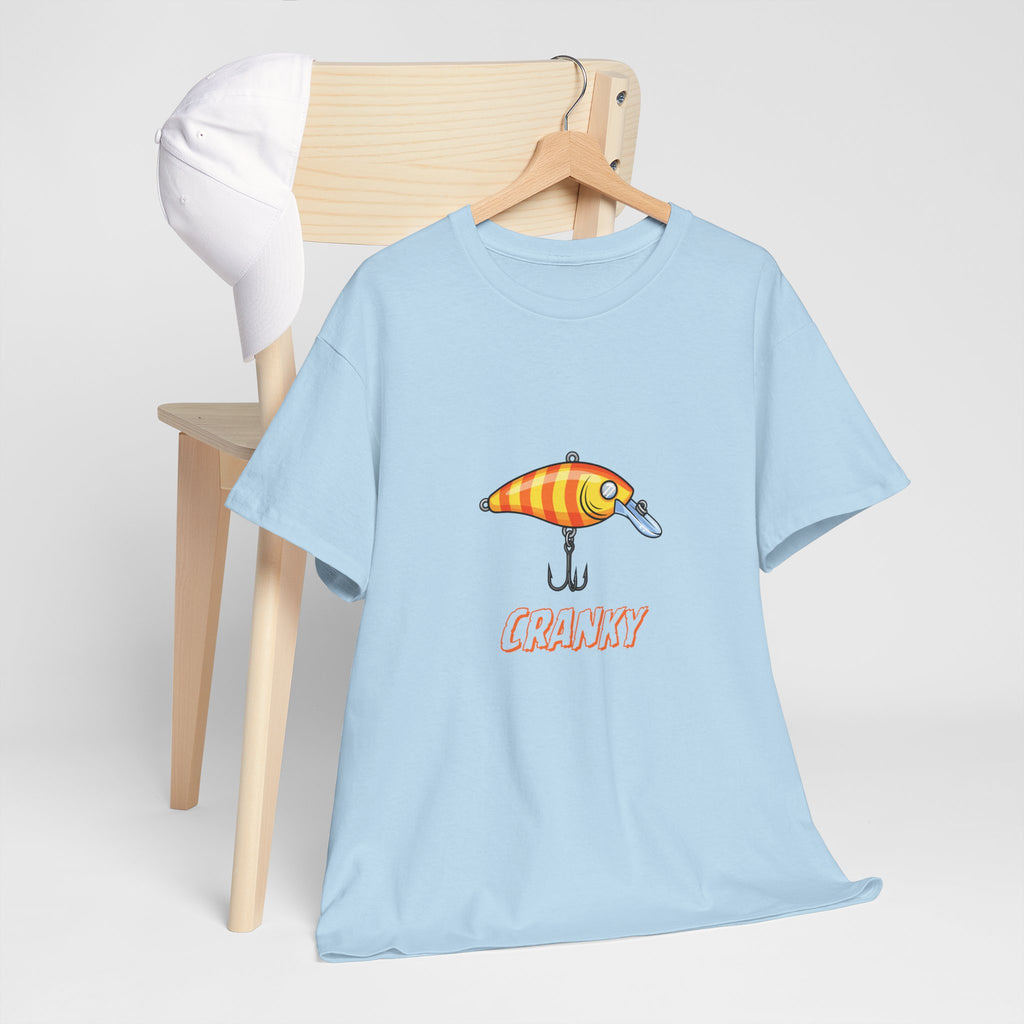 Fishing Lure 'Cranky' T-Shirt — Angler Graphic Tee for Fishermen & Outdoors
