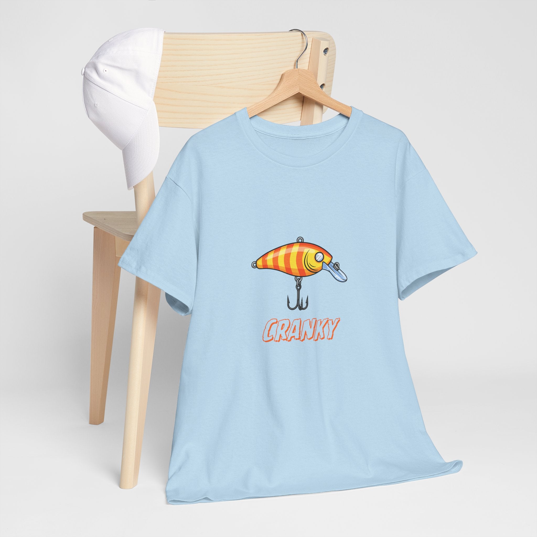 Fishing Lure 'Cranky' T-Shirt — Angler Graphic Tee for Fishermen & Outdoors