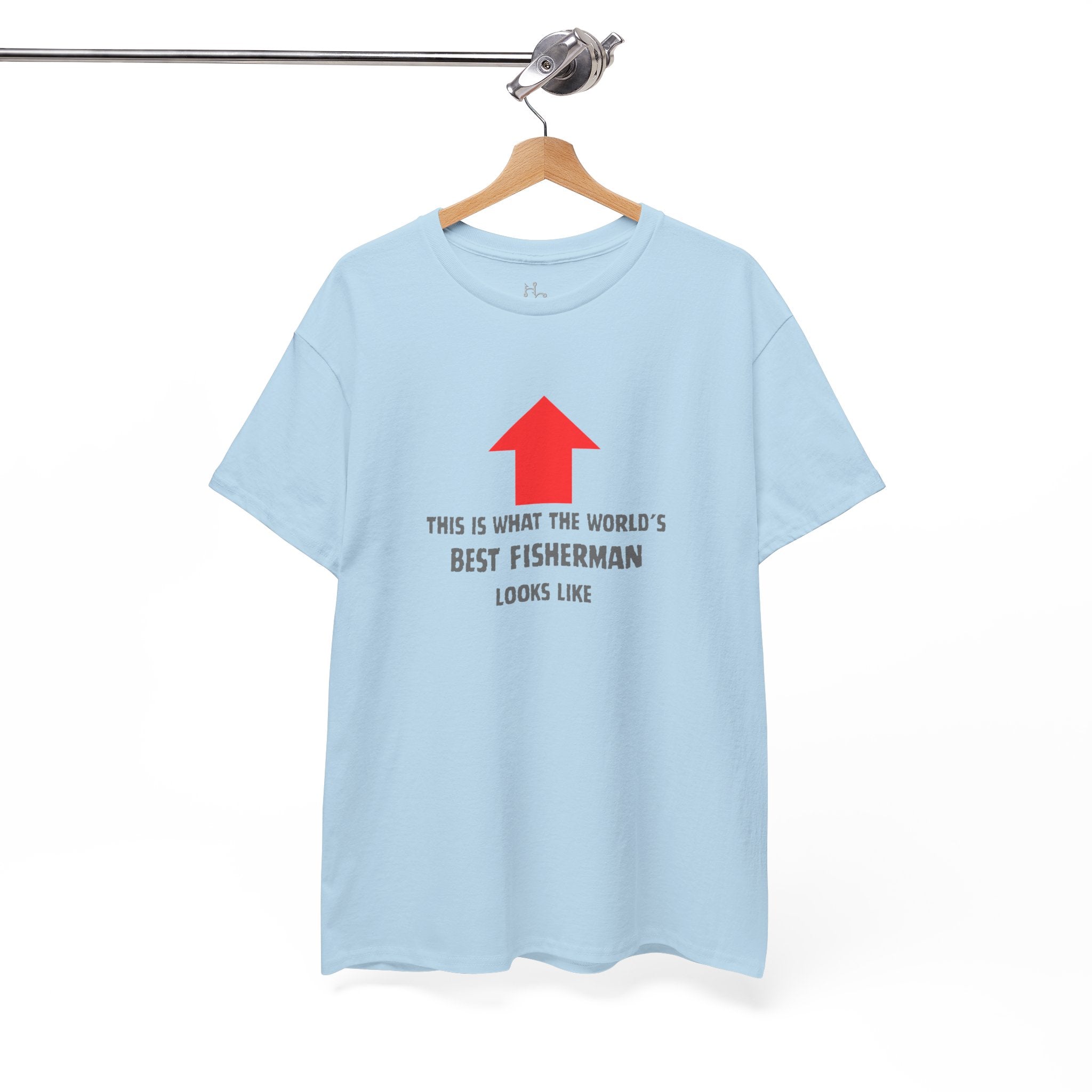 Best Fisherman T-Shirt – "This Is What The World's Best Fisherman Looks Like" Arrow Tee
