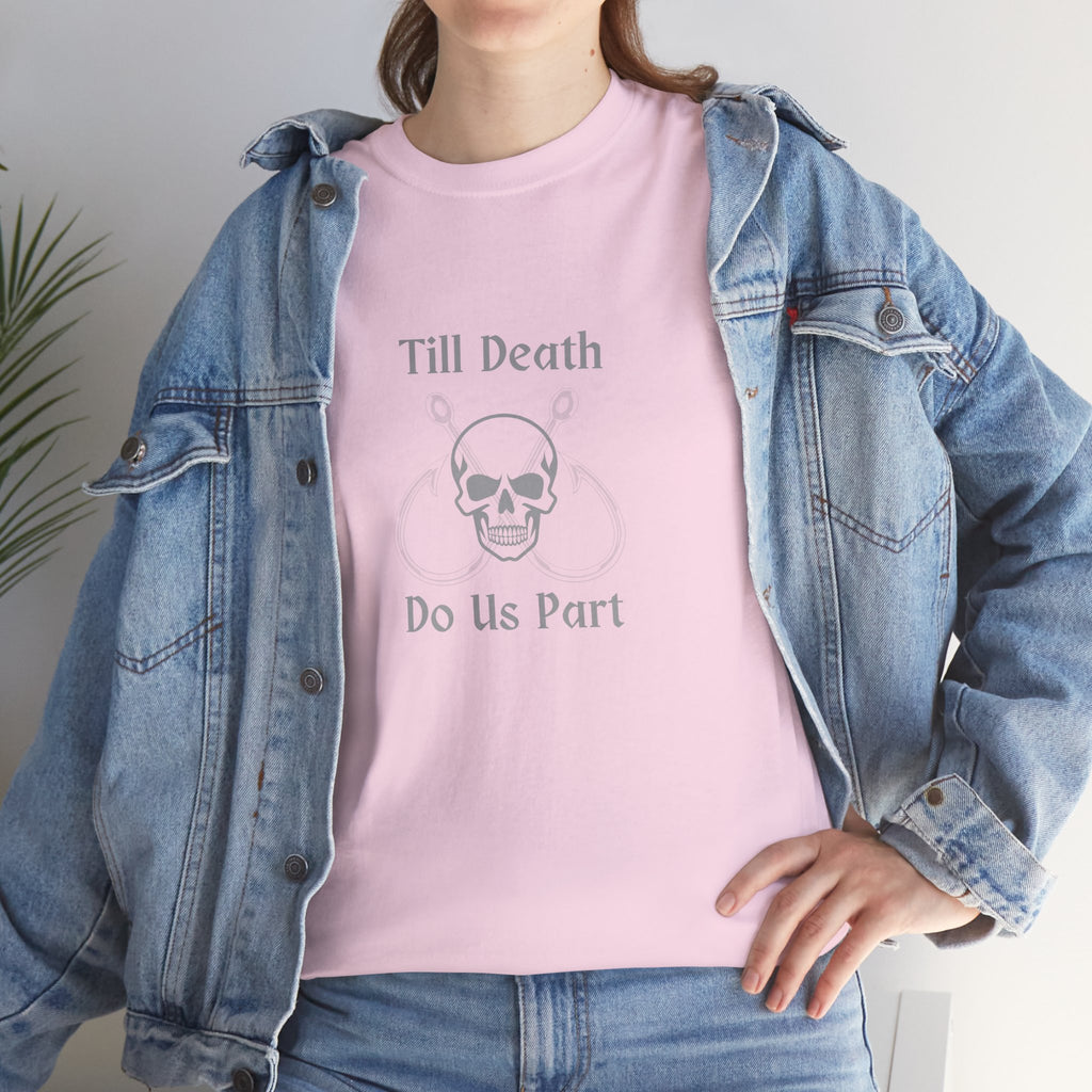 "Till Death Do Us Part" Funny Fishing Softstyle Tee — Gift for Anglers