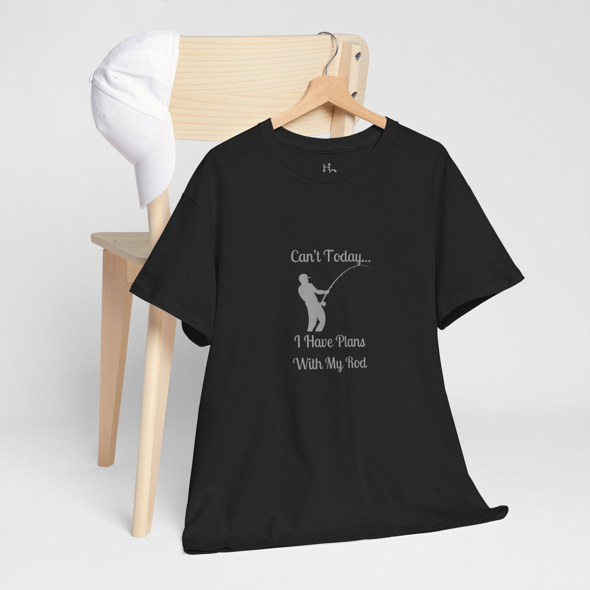 Fishing T-Shirt - "Can't Today... I Have Plans With My Rod" Casual Angler Tee