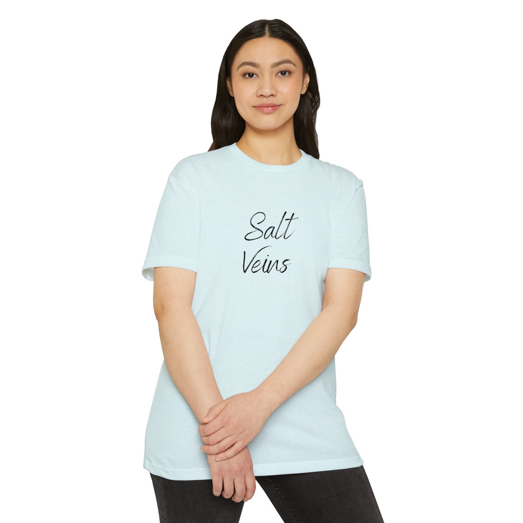 "Salt Veins" Fishing Lifestyle CVC Jersey Tee — Gift for Anglers