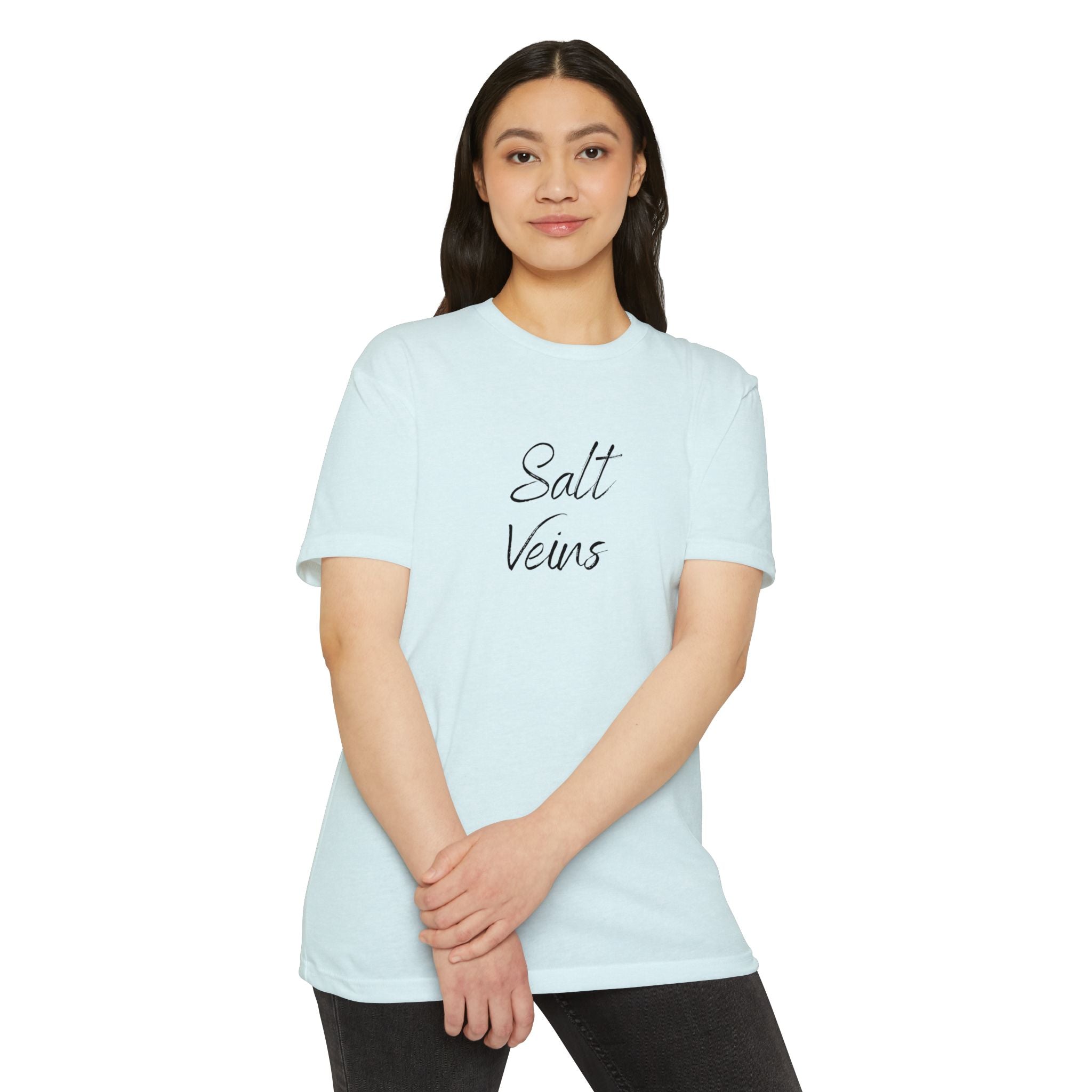 "Salt Veins" Fishing Lifestyle CVC Jersey Tee — Gift for Anglers
