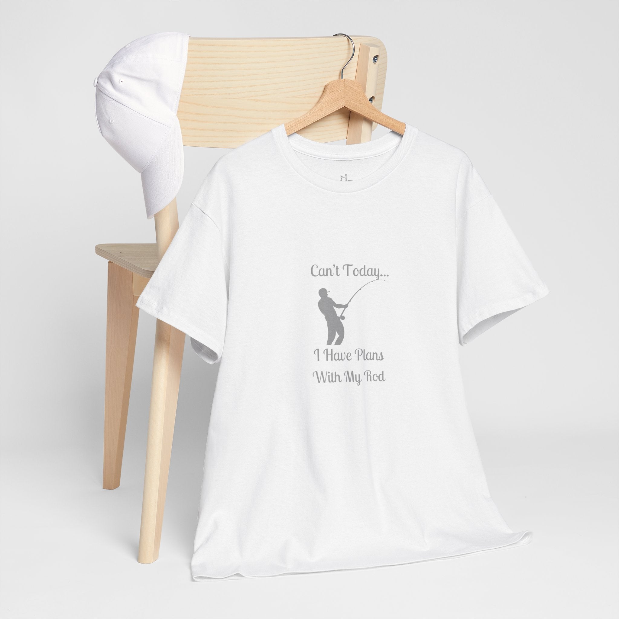 "Can't Today...I Have Plans With My Rod" Funny Fishing Softstyle Tee — Gift for Anglers