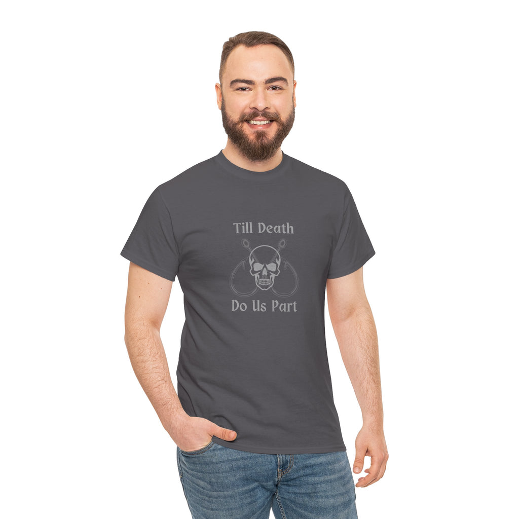 "Till Death Do Us Part" Funny Fishing Softstyle Tee — Gift for Anglers