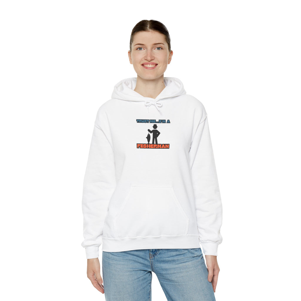"Trust Me, I'm a Fisherman" Hoodie | Unisex Heavy Blend Sweatshirt for Fishing Lovers