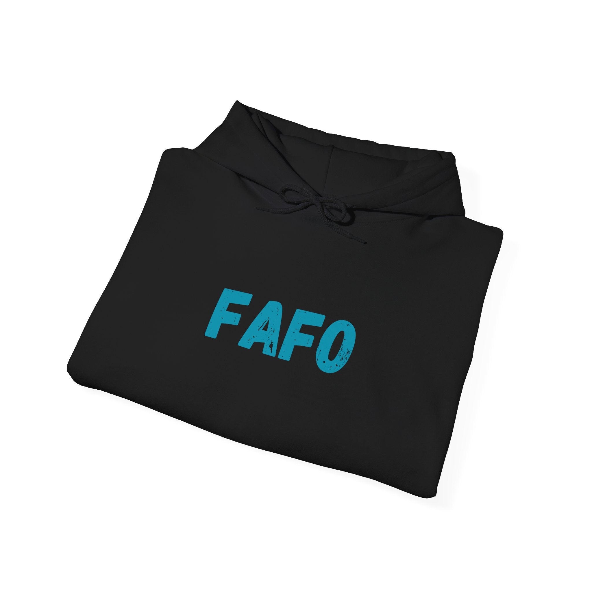 "FAFO - Fish Around and Find Out" Shark Unisex Heavy Blend™ Hooded Sweatshirt - Fun & Casual Streetwear