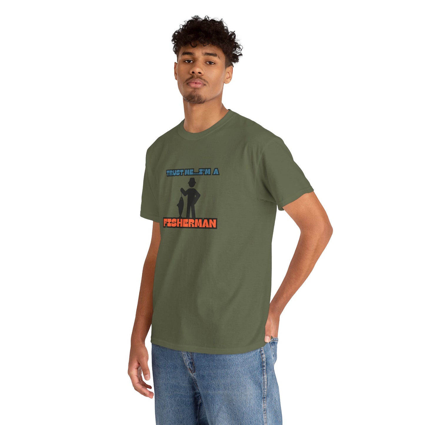 "Trust Me...I'm a Fisherman" Unisex Heavy Cotton Tee