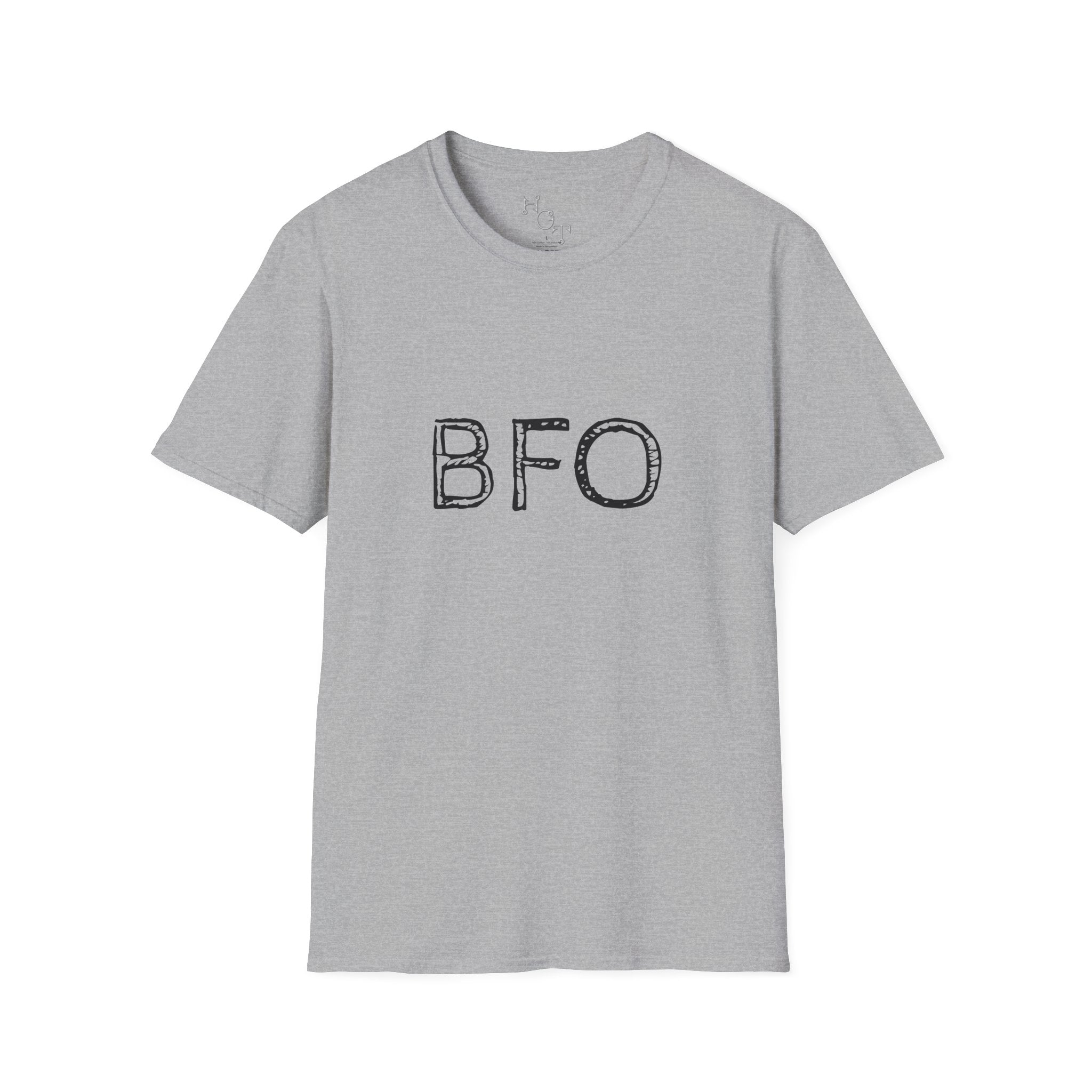 "BFO: Boat Flips Only" Unisex Softstyle T-Shirt - Perfect for Fishing Enthusiasts