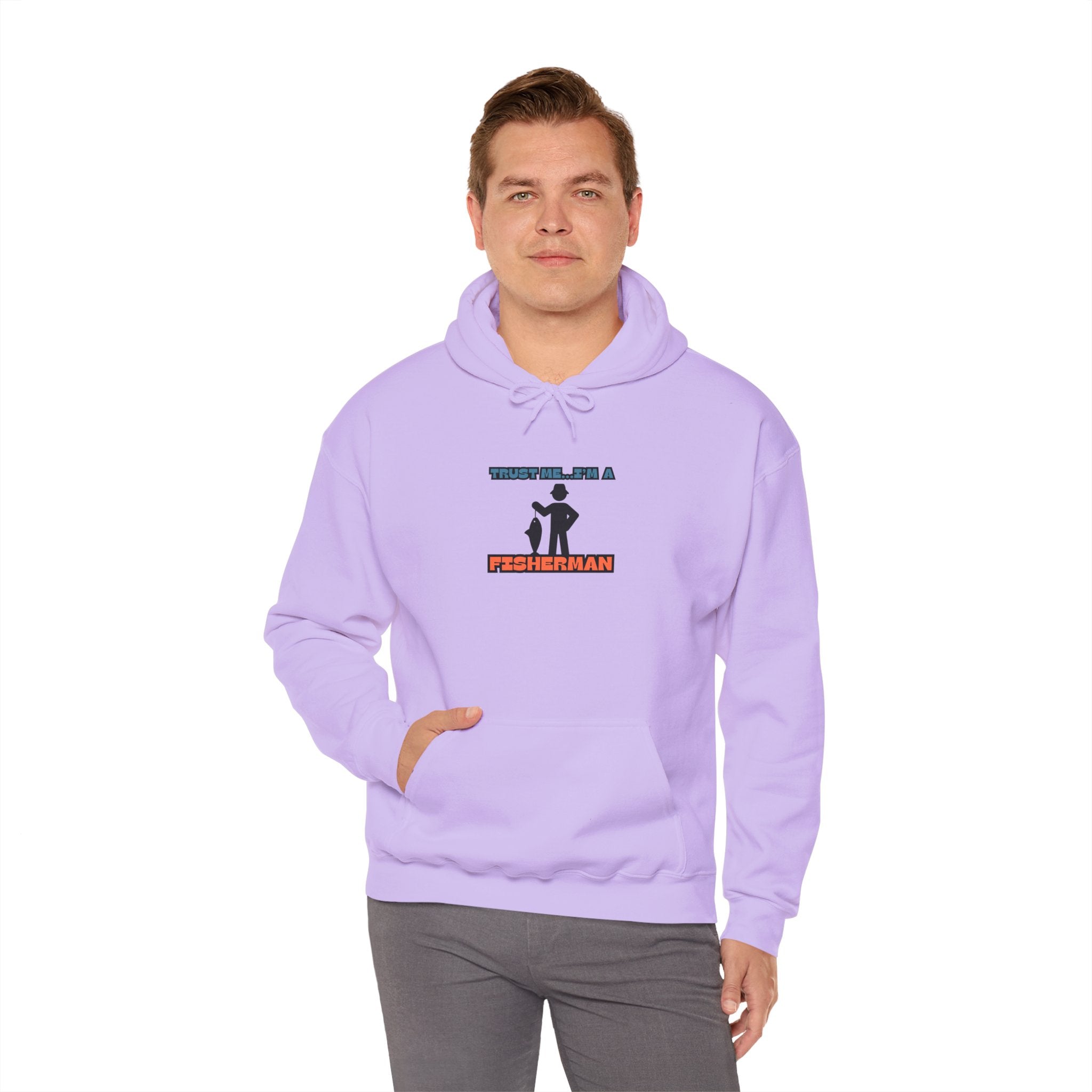 "Trust Me, I'm a Fisherman" Hoodie | Unisex Heavy Blend Sweatshirt for Fishing Lovers