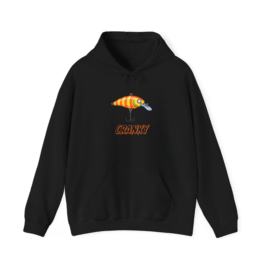 Fishing Lure Hoodie — Retro Crankbait Design "CRANKY"