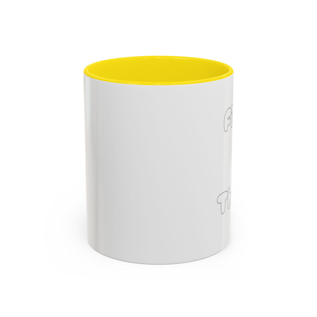 "Fishing = Therapy" Accent Coffee Mug (11, 15oz)