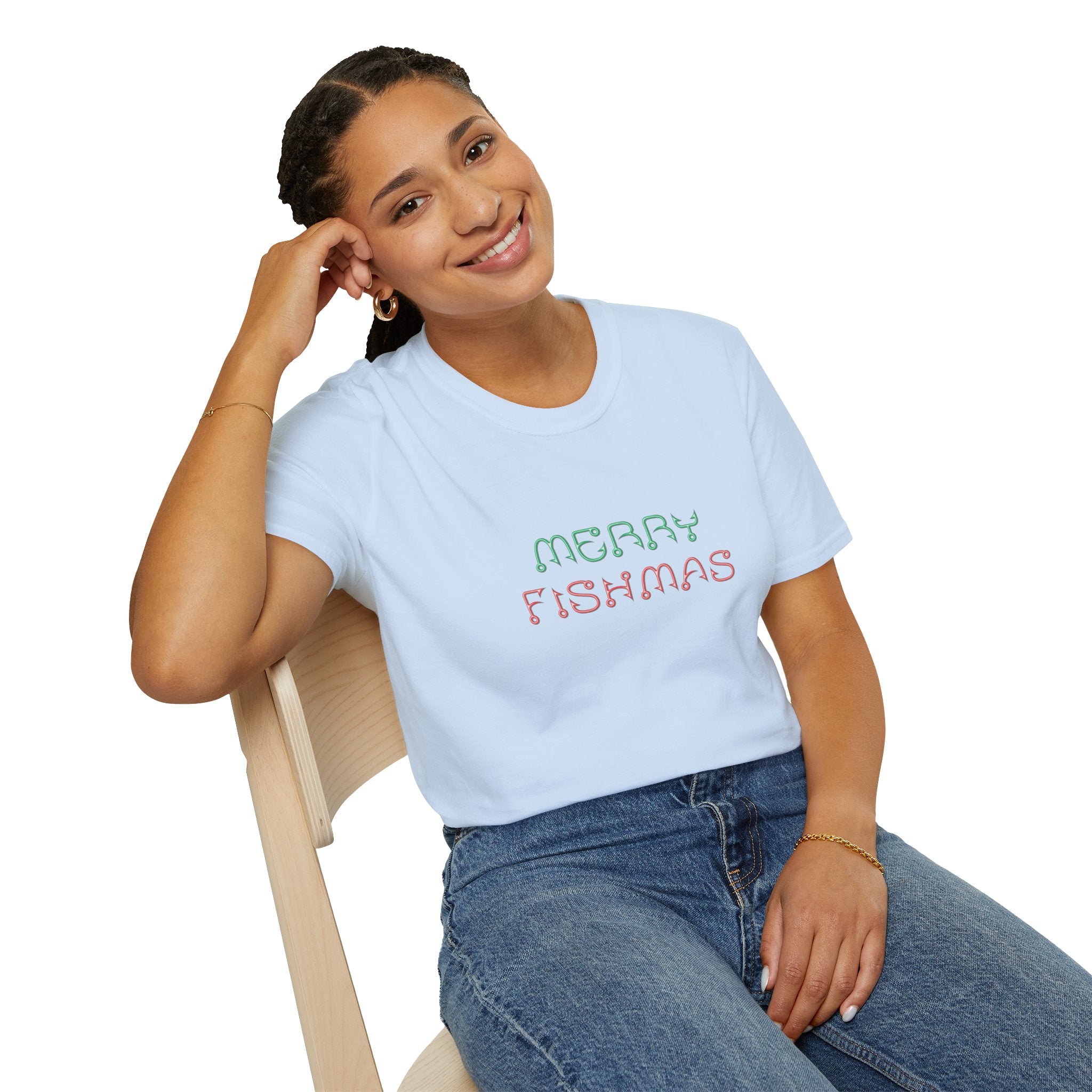 Merry Fishmas T-Shirt — Cute Holiday Pun Tee