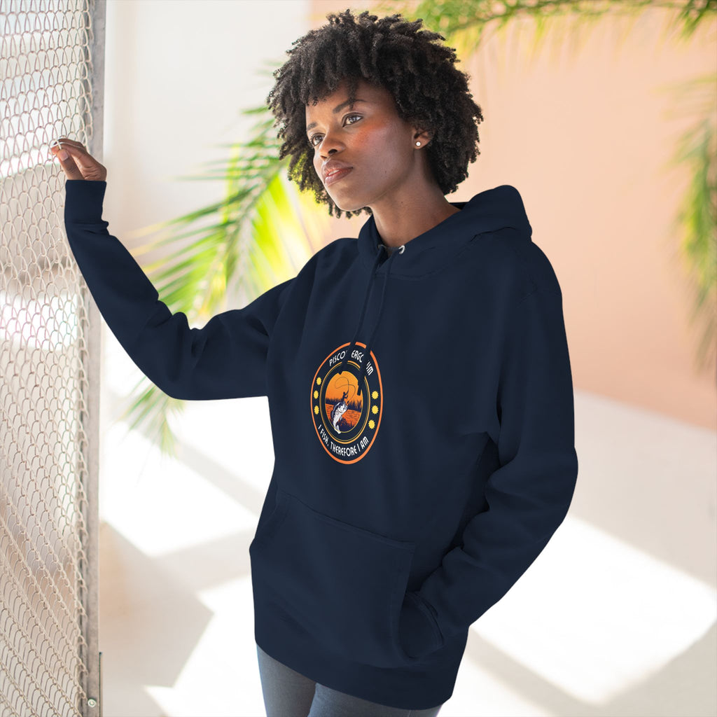 "I Fish, Therefore I Am" - Cozy Fleece for Outdoor Lovers