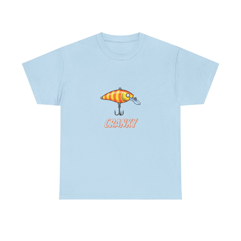 Fishing Lure 'Cranky' T-Shirt — Angler Graphic Tee for Fishermen & Outdoors