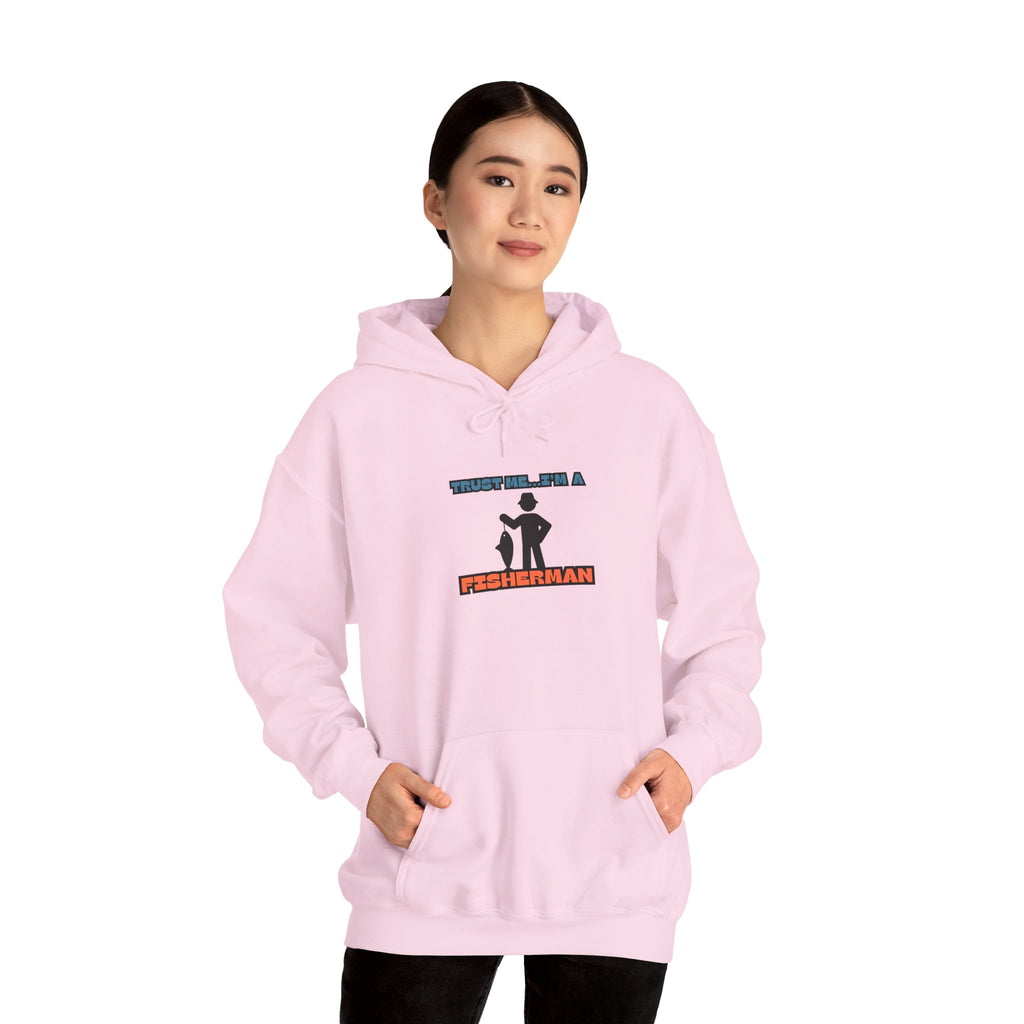 "Trust Me, I'm a Fisherman" Hoodie | Unisex Heavy Blend Sweatshirt for Fishing Lovers