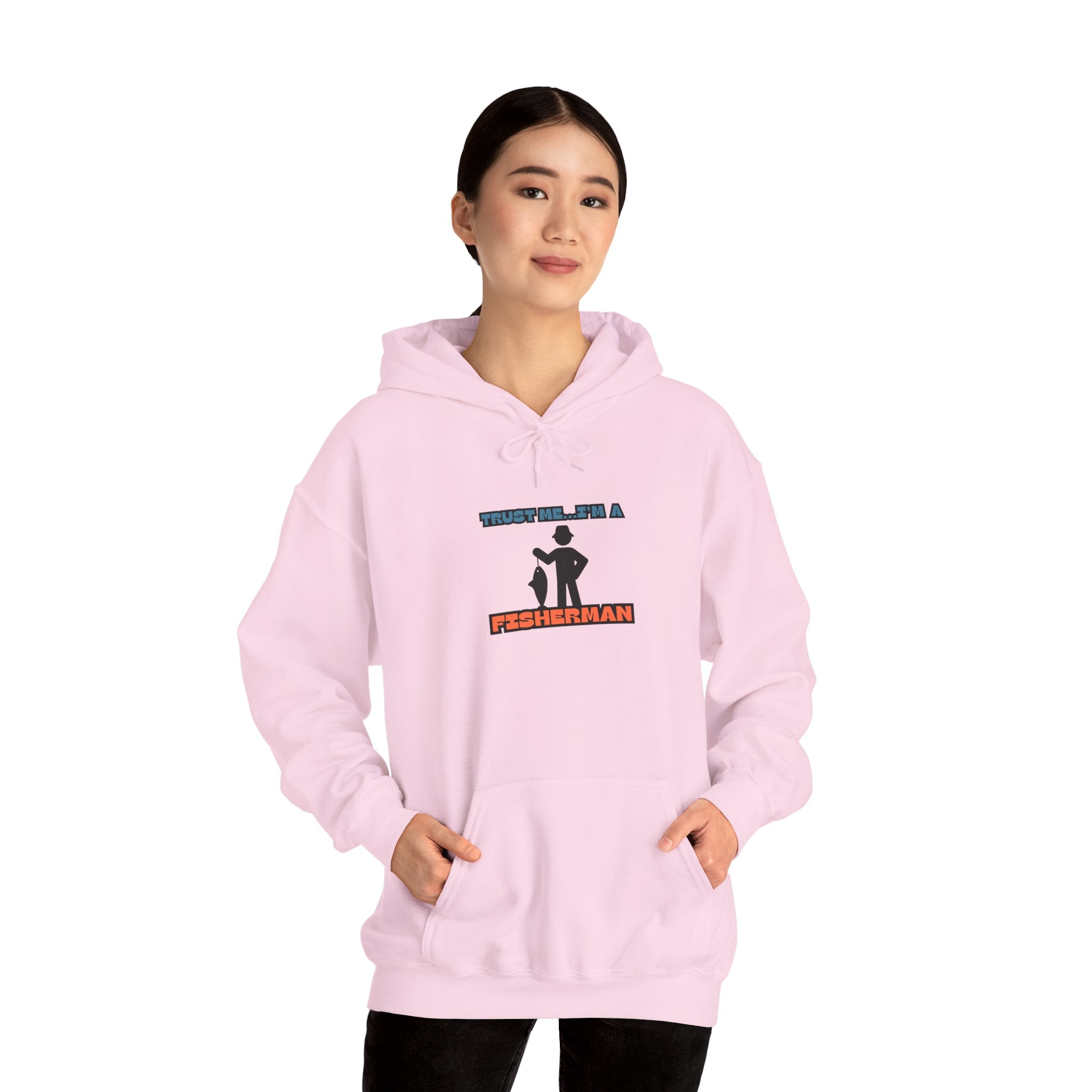 "Trust Me, I'm a Fisherman" Hoodie | Unisex Heavy Blend Sweatshirt for Fishing Lovers