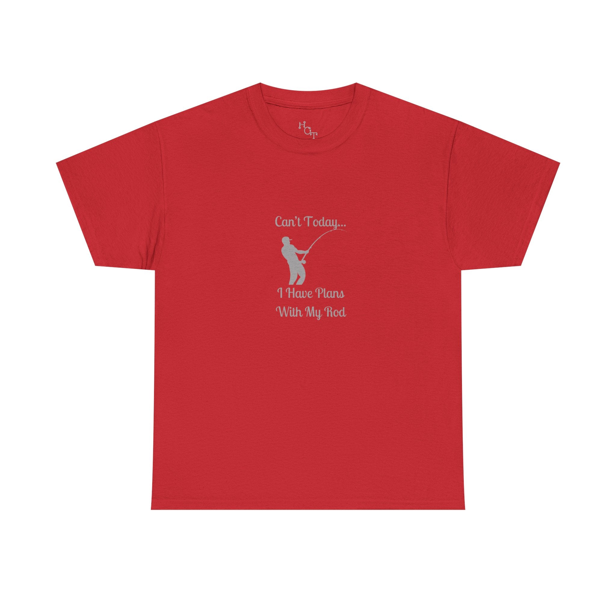 T-Shirt — "Can't Today... I Have Plans With My Rod" Funny Fishing Lover Tee