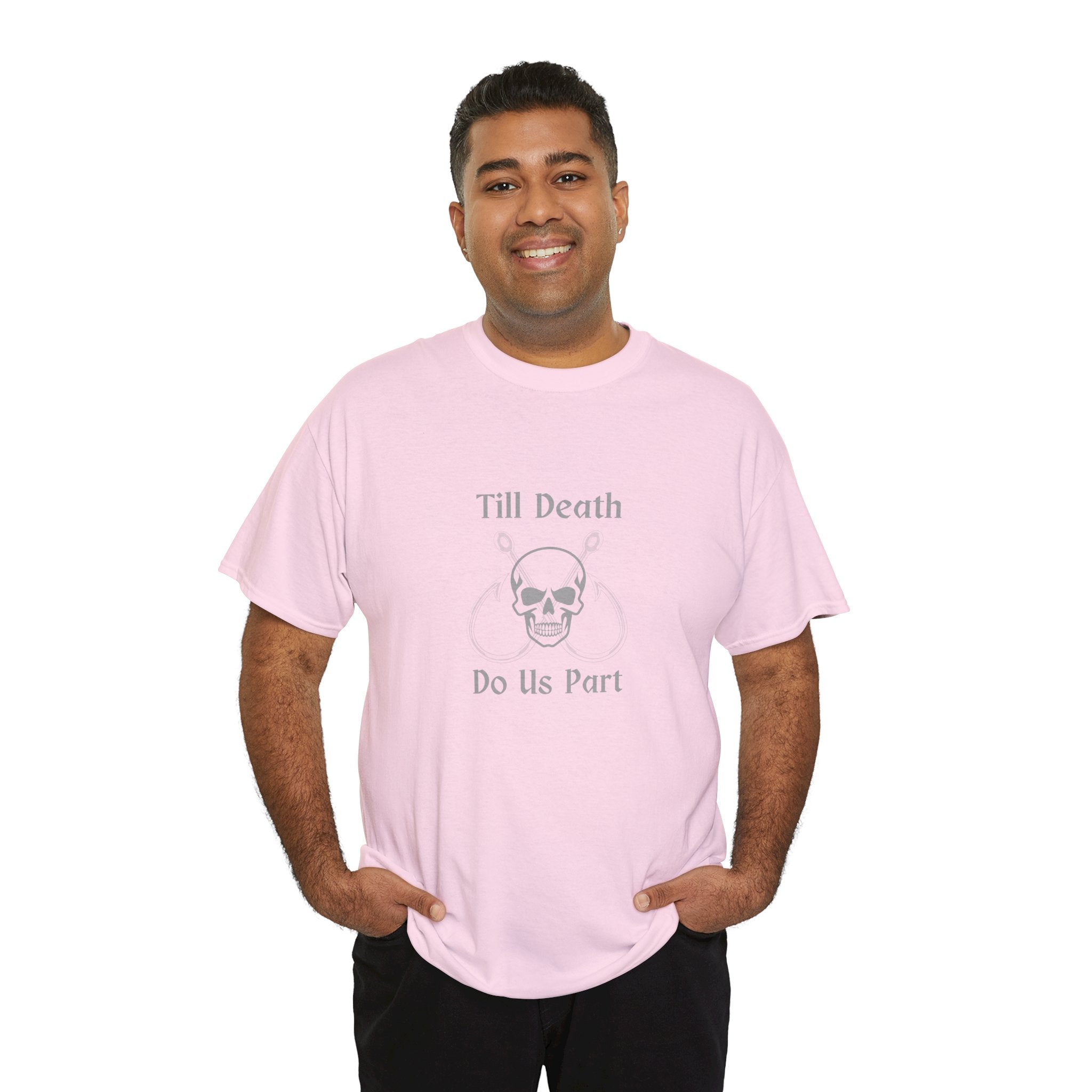 "Till Death Do Us Part" Funny Fishing Softstyle Tee — Gift for Anglers