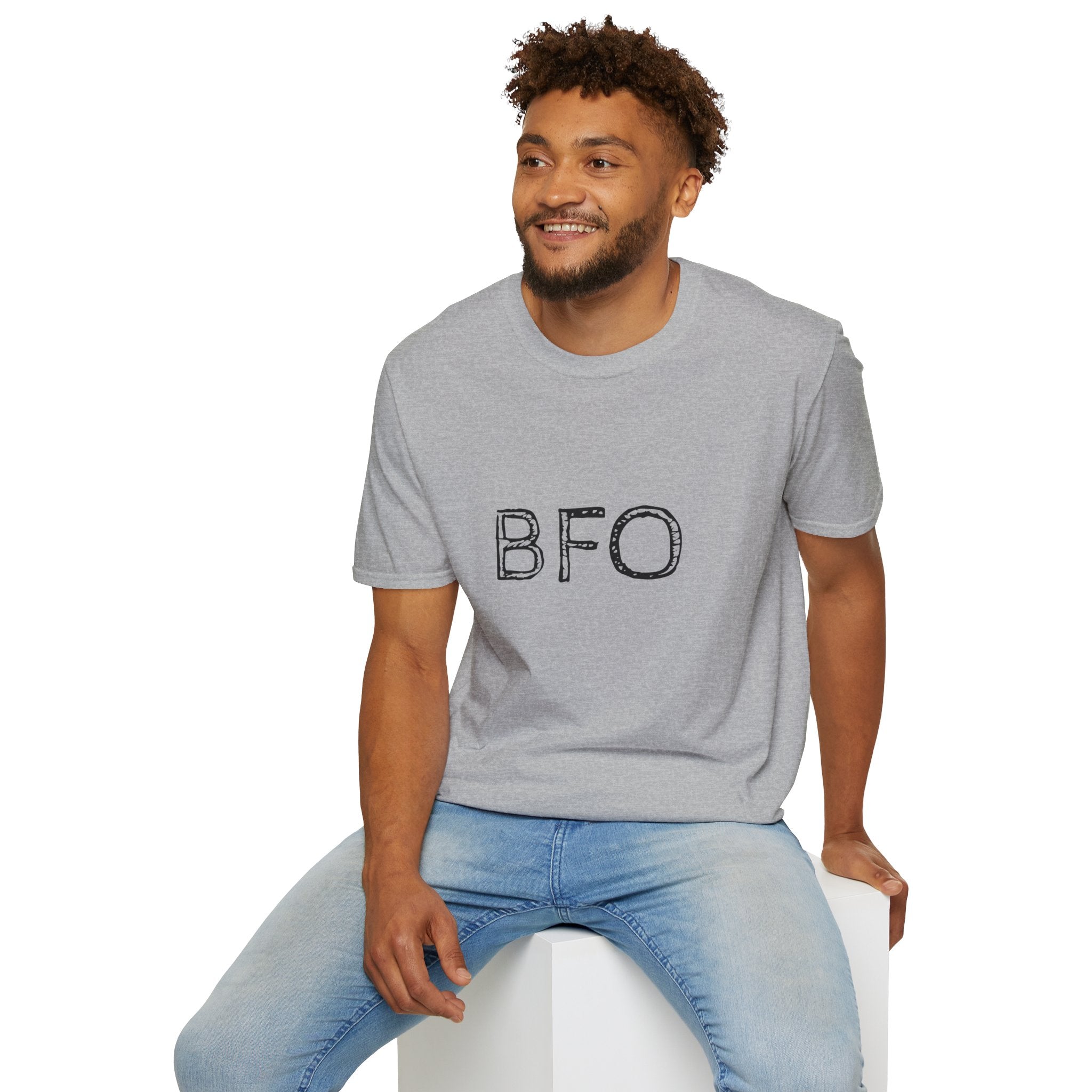 "BFO: Boat Flips Only" Unisex Softstyle T-Shirt - Perfect for Fishing Enthusiasts