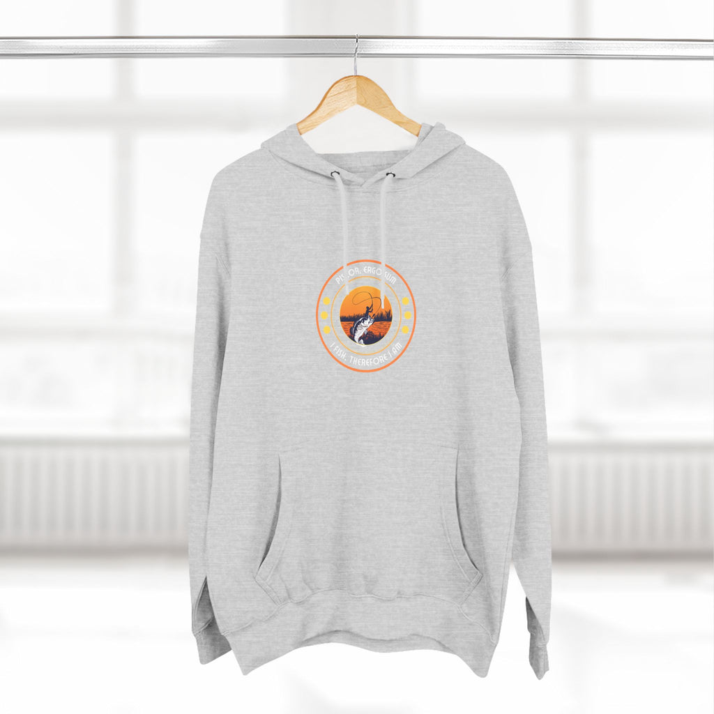 "I Fish, Therefore I Am" - Cozy Fleece for Outdoor Lovers