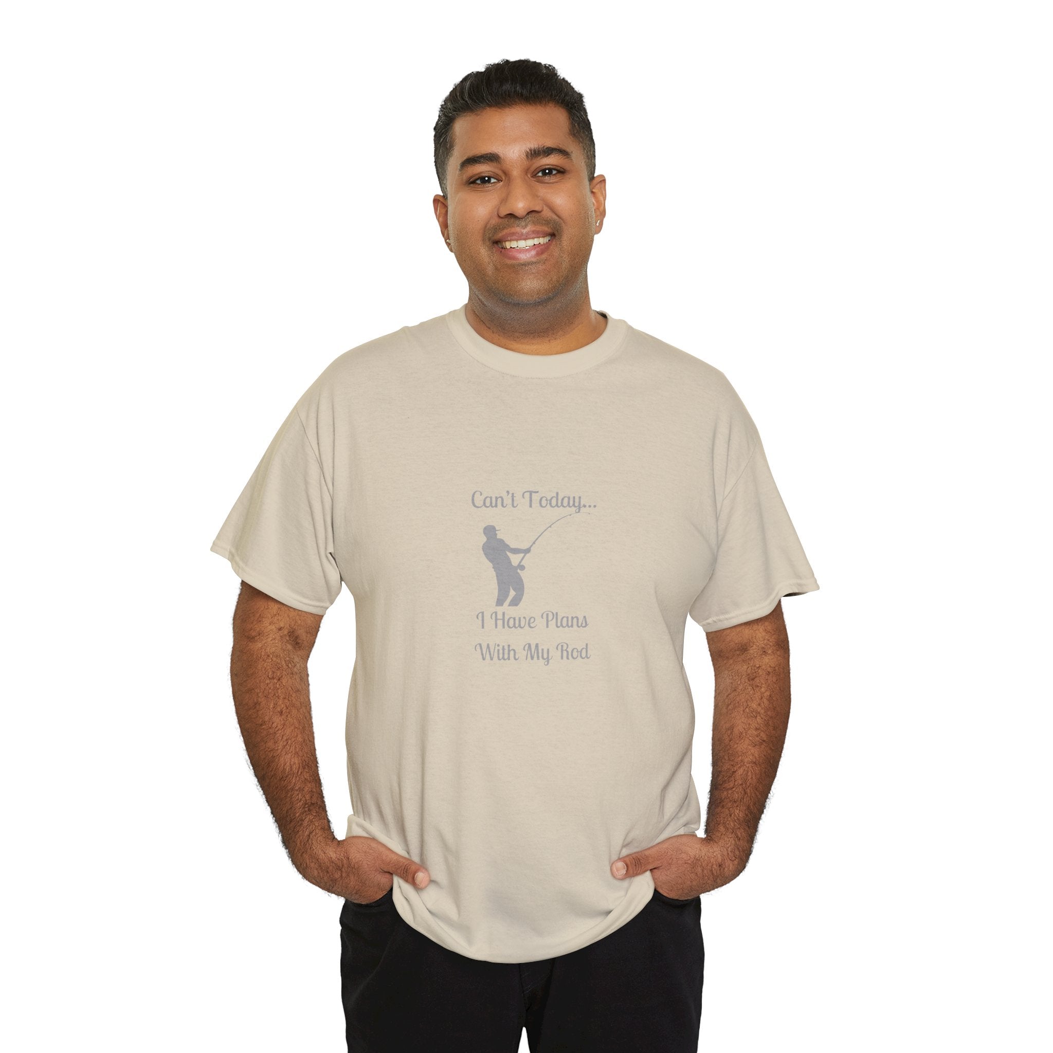 "Can't Today...I Have Plans With My Rod" Funny Fishing Softstyle Tee — Gift for Anglers