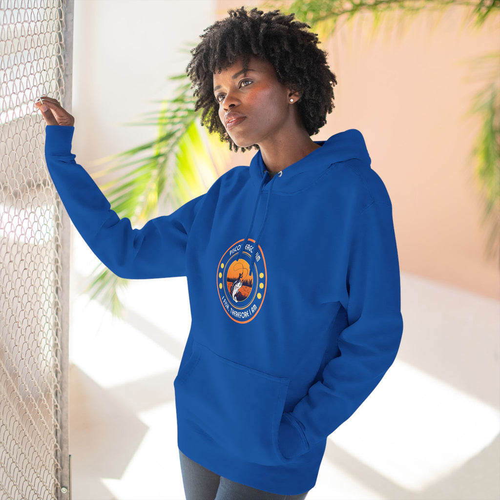 "I Fish, Therefore I Am" - Cozy Fleece for Outdoor Lovers