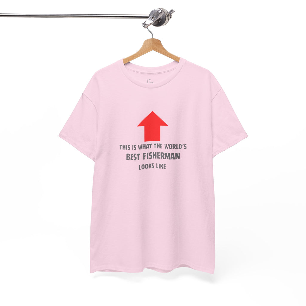 Best Fisherman T-Shirt – "This Is What The World's Best Fisherman Looks Like" Arrow Tee