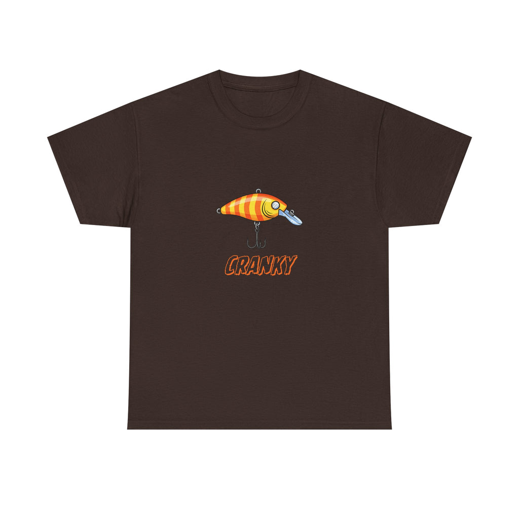 Fishing Lure 'Cranky' T-Shirt — Angler Graphic Tee for Fishermen & Outdoors