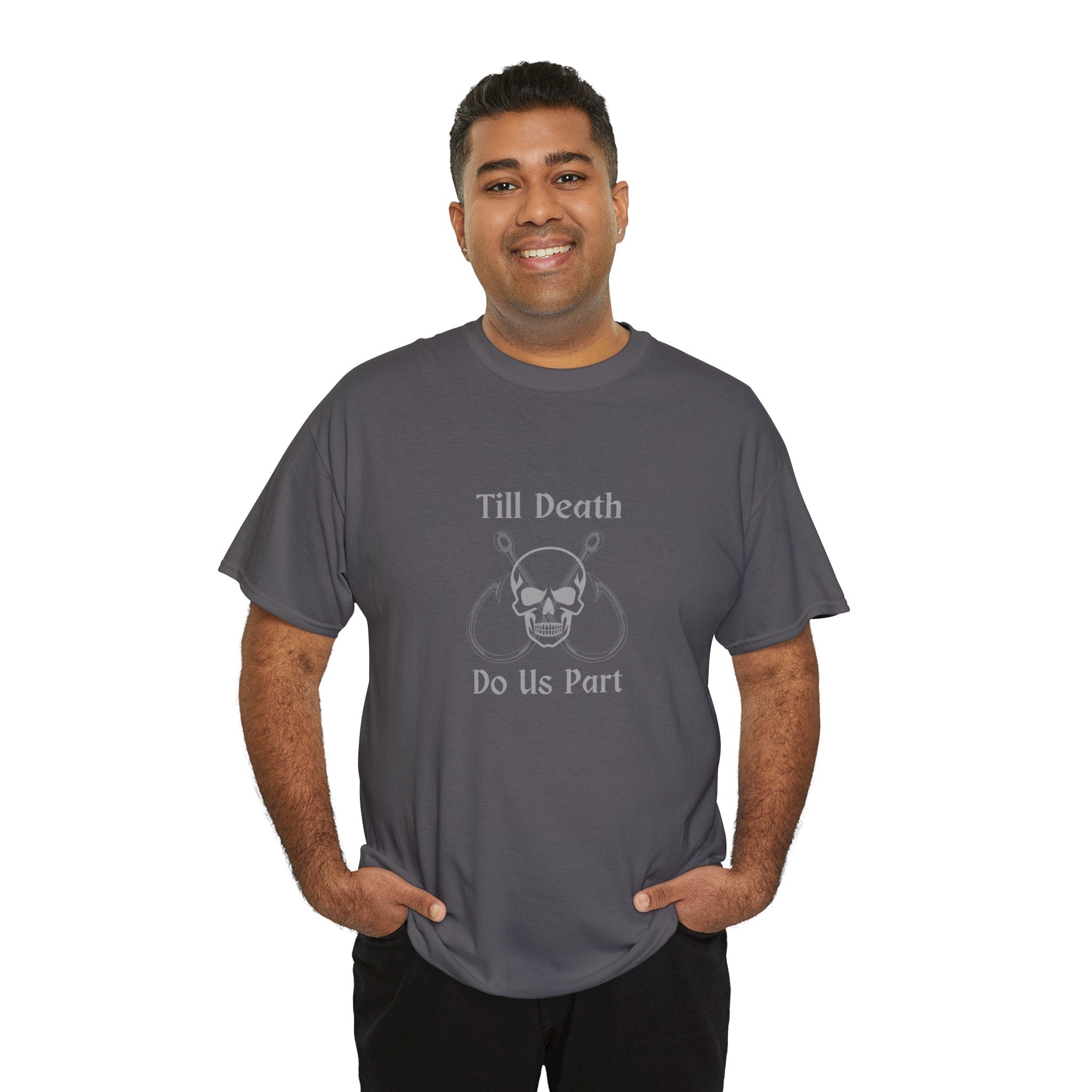 "Till Death Do Us Part" Funny Fishing Softstyle Tee — Gift for Anglers