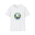 "I'll Only Be Gone A Couple Hours" Fishing Theme Unisex Softstyle T-Shirt – Perfect for Nature Lovers & Weekend Adventurers