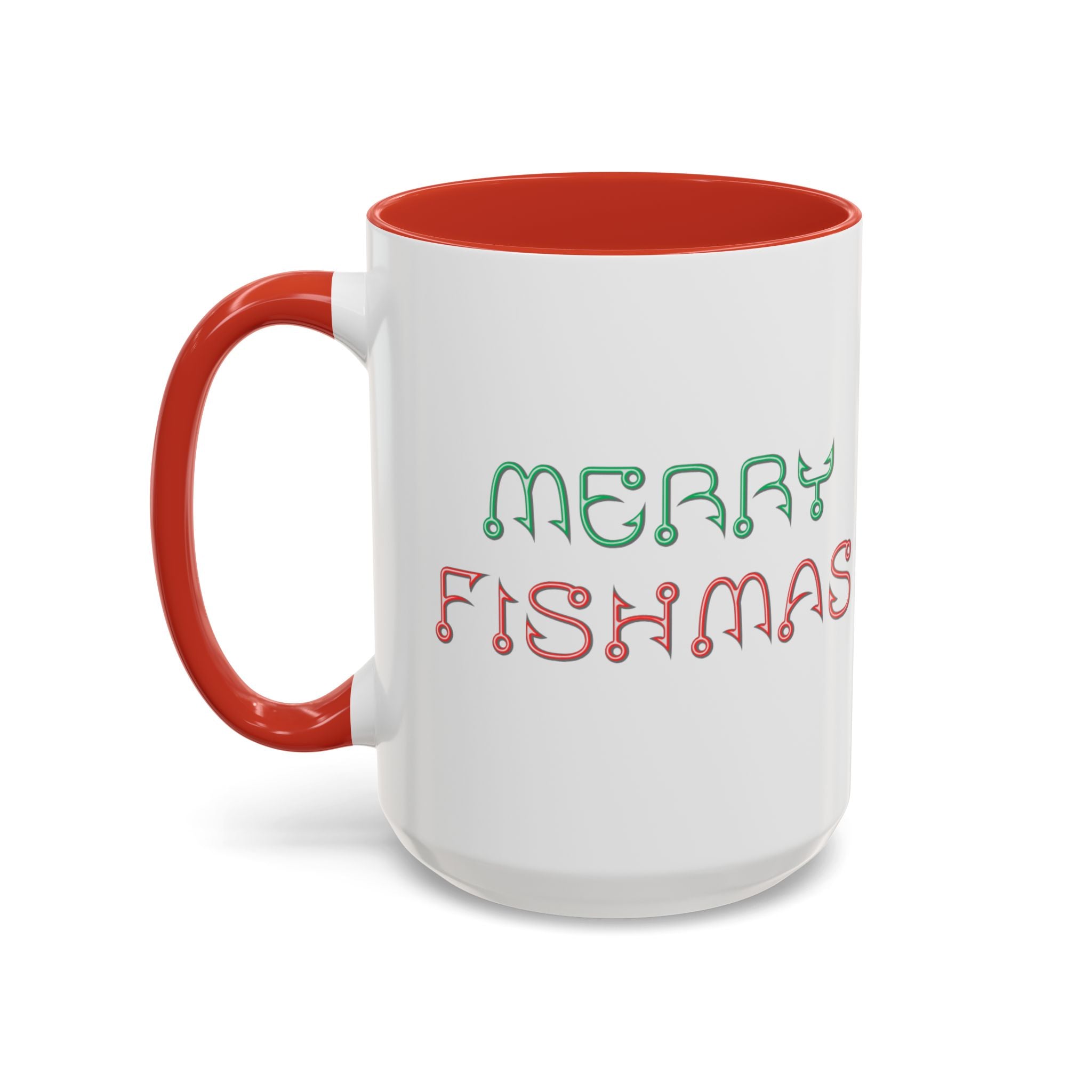 Merry Fishmas Coffee Mug — Funny Holiday Fishing Gift (11/15 oz)