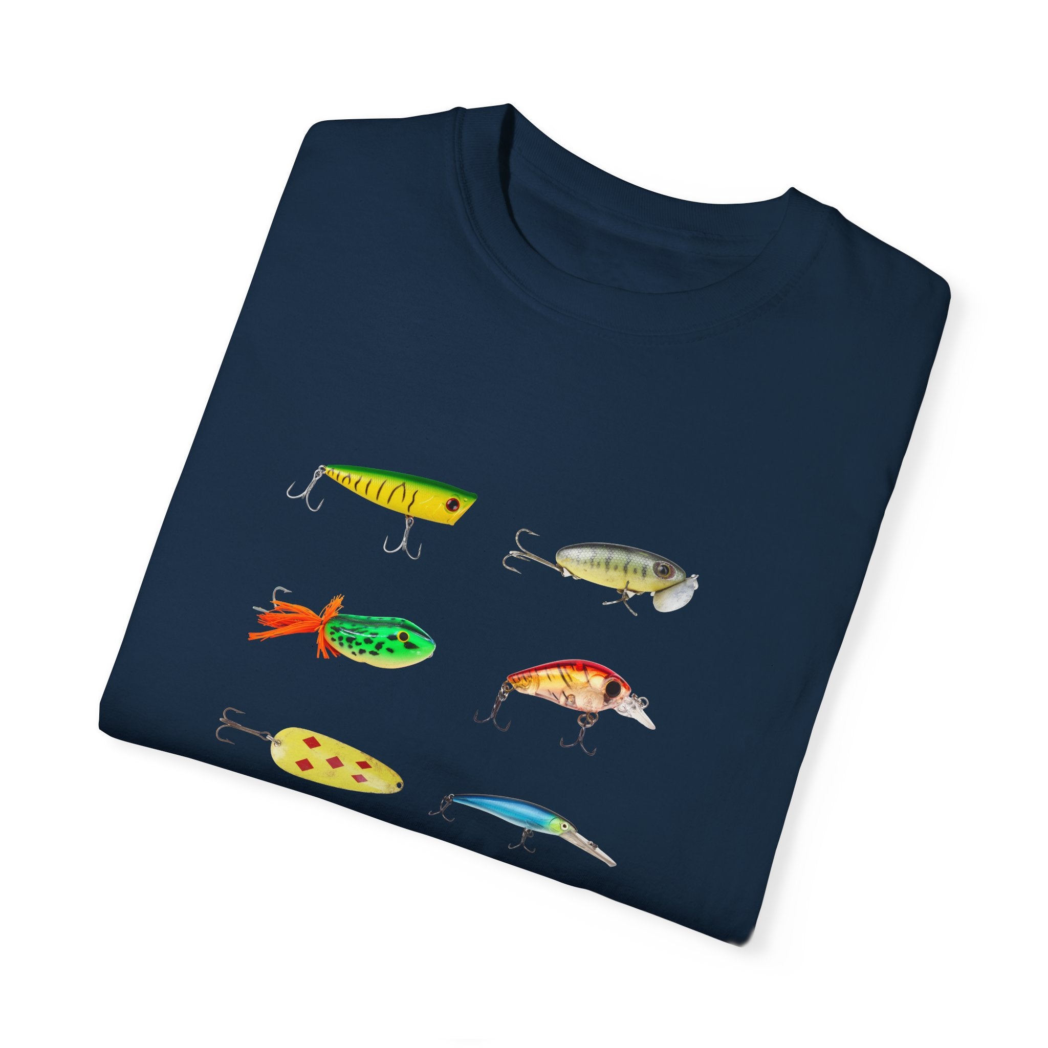 Unisex Fishing Theme T-Shirt - "Decisions, Decisions" Graphic Tee