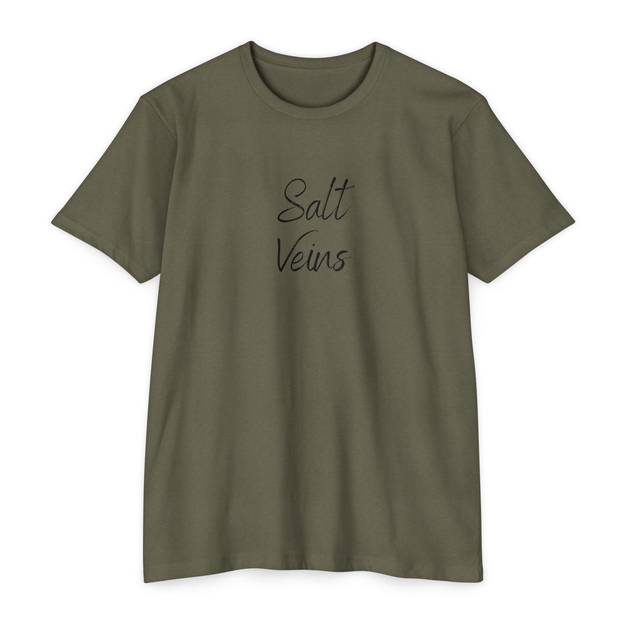 Salt Veins Unisex CVC Jersey T-shirt – Casual Summer Wear